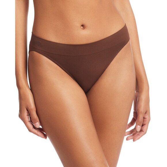 Lauren Ralph Lauren Seamless Jersey Bikini Brief Underwear 4L0011 Brown Size XXL - Picture 1 of 3